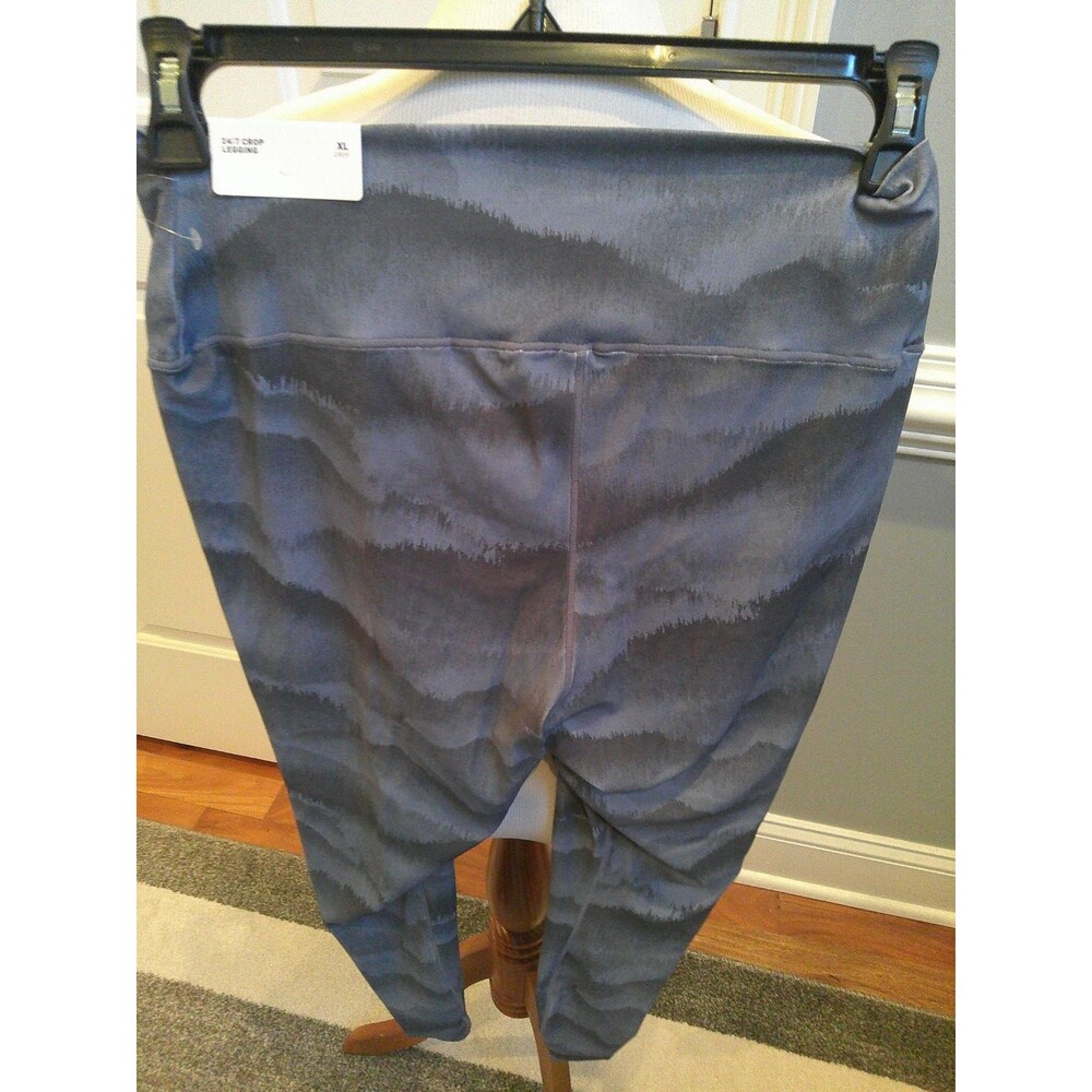 NWT Soma WKND Women's 24/7 High Rise Crop Leggings Balanced Blue Size XL - Picture 4 of 6